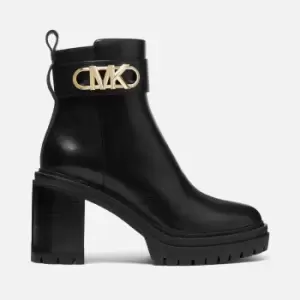 Image of Michael Kors Womens Parker Leather Platform Boots - UK 6