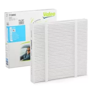 image of VALEO Pollen filter 715692 Filter, interior air,Cabin filter HONDA,Jazz III Schragheck (GE_, GG_, GP_, ZA_),CIVIC X Schragheck (FC_, FK),JAZZ IV (GK)