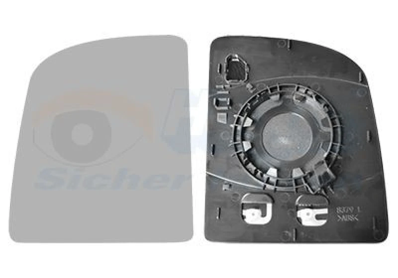 Image of VAN WEZEL Wing mirror glass VAN WEZEL 5792837