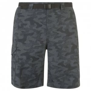 image of Columbia Ridge Belted Shorts Mens - Black Heather