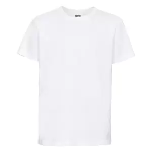 Image of Russell Childrens/Kids Slim Short Sleeve T-Shirt (13-14 Years) (White)