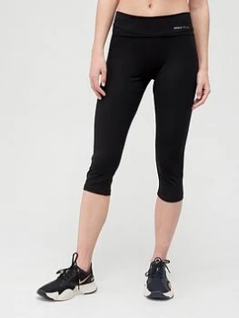 image of Only Play Capri Leggings - Black, Size S, Women