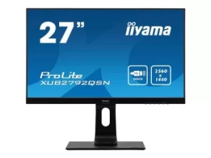 image of iiyama ProLite 27" XUB2792QSN Quad HD IPS LED Monitor