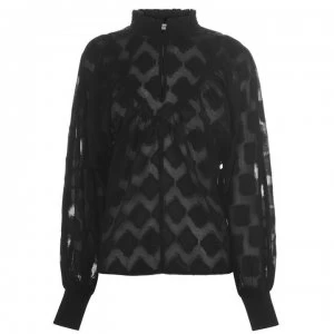 Image of Sofie Schnoor Long Sleeve Blouse - 1000 - Black