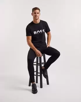 Image of BOSS Black Colourblock Logo T-Shirt