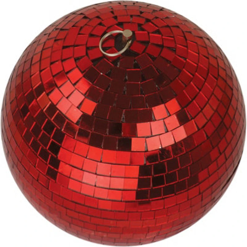 Image of Netagon RED Mirror Disco Ball 300mm Red