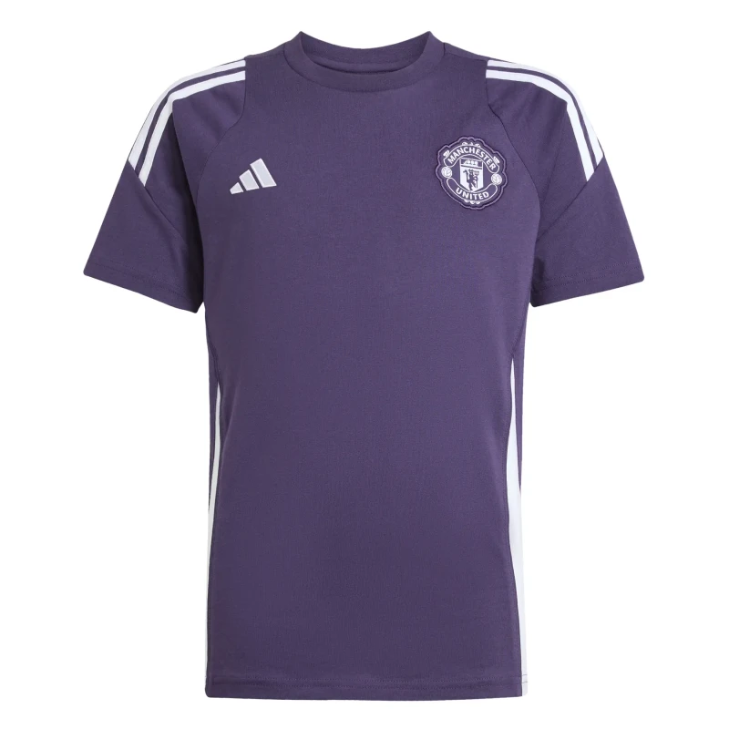Image of Adidas Manchester United kids' T-Shirt Tiro 25 Violet Unisex 5/6 years