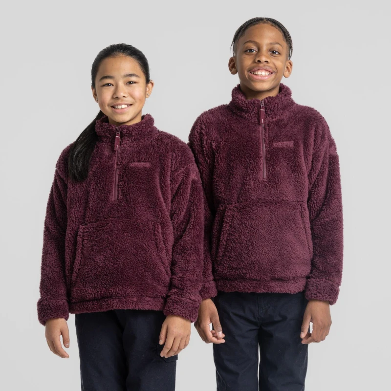 Image of Craghoppers Laune Overhead Deep Violet unisex 7-8 years