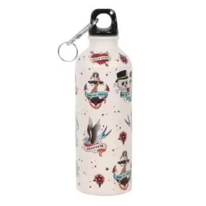 Image of Tattoo Print Metal Water Bottle