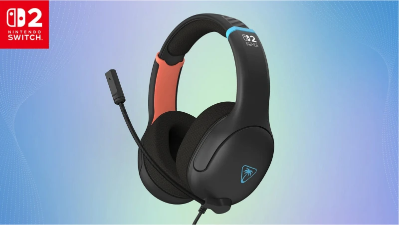 Image of Turtle Beach Turtle Beach Airlite Fit Charcoal Black Wired Gaming Headset Officially Licensed for Nintendo Switch 2 and Nintendo Switch, and Nintendo