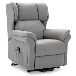 Image of Oakford Electric Rise Recliner - Grey
