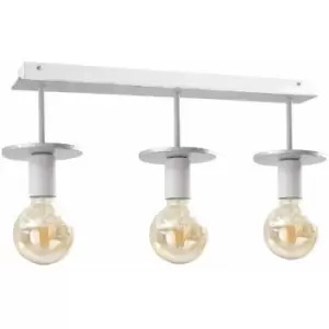 Image of Keter Saturn Ceiling Spotlight Bar Silver, 60cm, 3x E27