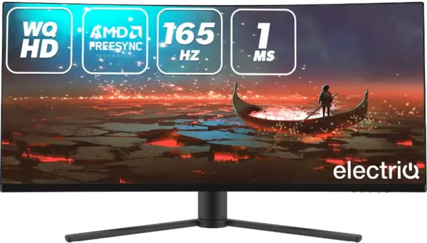 Image of ElectriQ 34" eiQ-34SUWD144FSHQ UltraWide Quad HD Curved Gaming QLED Monitor