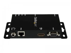 image of StarTech.com HDMI over Cat5 Video Extender with RS232 and IR Control -