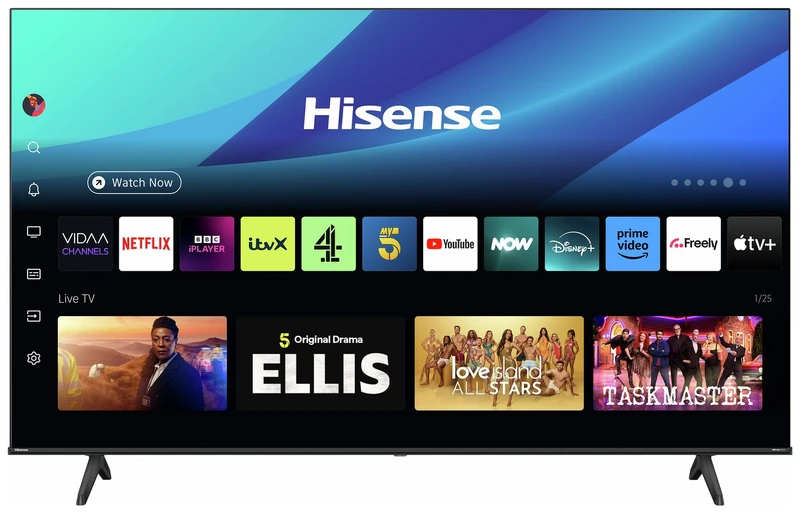 Image of Hisense 43" 43A6QTUK Smart 4K Ultra HD LED TV