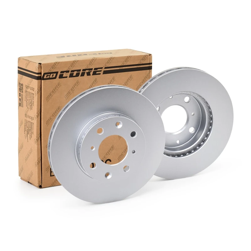 Image of goCORE GCH20595 Brake disc Front Axle, Vented, Cast Iron, High-carbon, without bolts/screws Cast Iron Brake Disc (82)