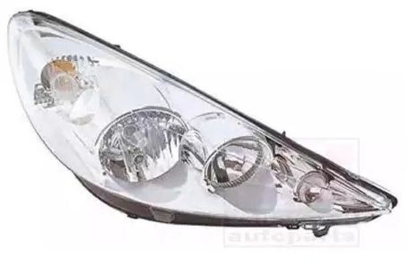 Image of VAN WEZEL 4032962M Headlights H7/H1, Right, with motor for headlamp levelling Headlight (259)