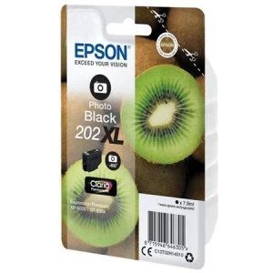 Image of Epson 202XL Kiwi Photo Black Ink Cartridge