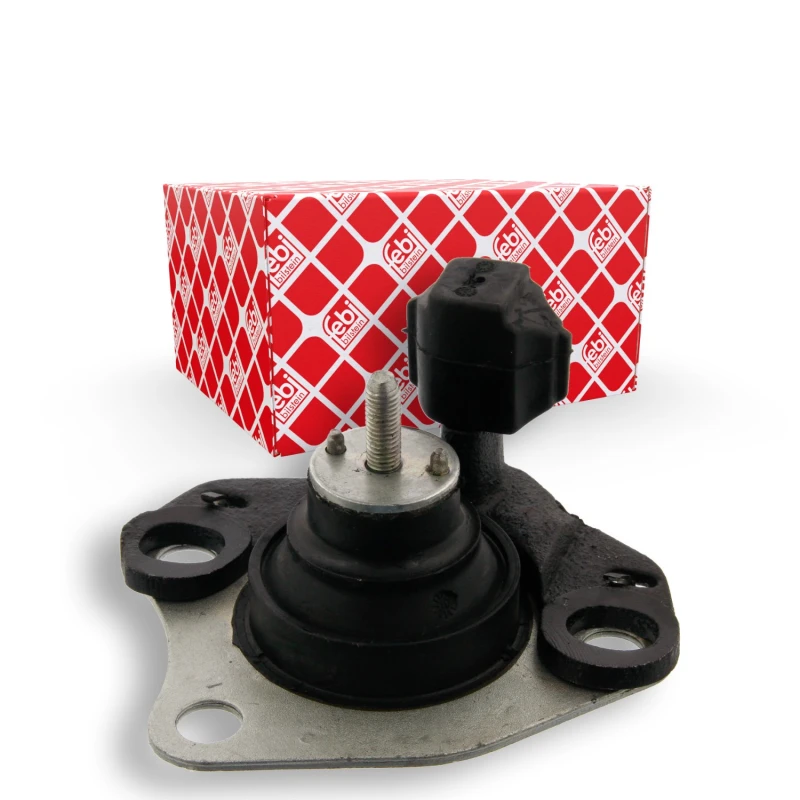 Image of FEBI BILSTEIN 12412 Engine mount Front, Hydro Mount Elastomer Engine Mounting (247)
