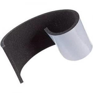 Image of Foam strip Black L x W x H 175 x 35 x 3 mm