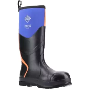 Image of Muck Boots Unisex Adults Chore Max S5 Safety Welllington (11 UK) (Blue/Orange) - Blue/Orange