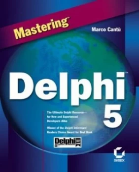 Image of Mastering Delphi 5 by M Cantu Paperback