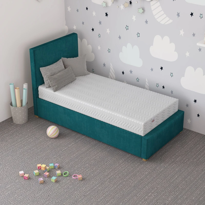Image of Aspire Otho Anti Allergy Kids Foam Mattress With Oeko-Tex Fabric, Size Small Single