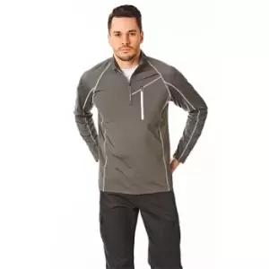 Image of Under Par Golf Midlayer Mens - Grey