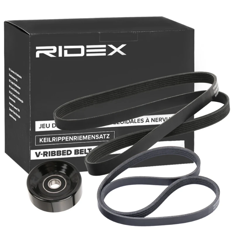Image of RIDEX 542R0938 V-ribbed belt set V-Ribbed Belt Set (542)