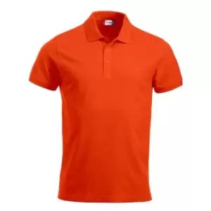 image of Clique Mens Classic Lincoln Polo Shirt (XXL) (Blood Orange)