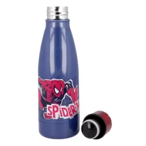 image of STOR Spiderman Full Web Stainless Steel 340ml Bottle