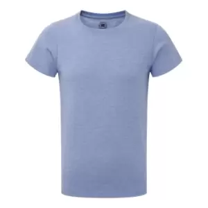 Image of Russell Childrens Boys Short Sleeve HD T-Shirt (9-10 Years) (Blue Marl)