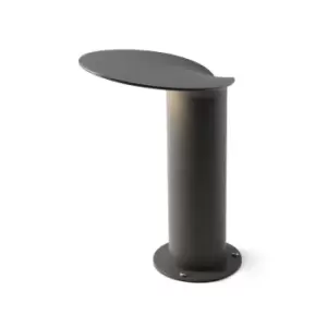 image of Faro Lotus - Outdoor LED Dark Grey Bollard Pedestal Lamp 18W 3000K IP65