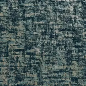 Image of Holden Decor Brindle Flock Texture Teal Wallpaper