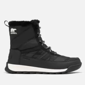 Image of Sorel Womens Whitney II Short Lace Waterproof Lace Up Boots - Black - UK 6