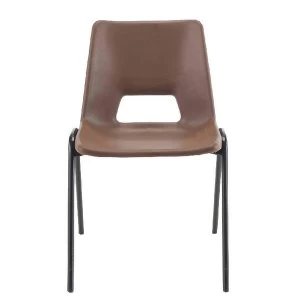 Image of Jemini Polypropylene Stacking Room Brown KF74962