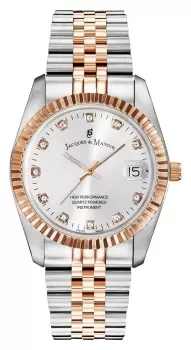 Image of Jacques Du Manoir NRO.23 Inspiration 36mm Silver Dial Watch