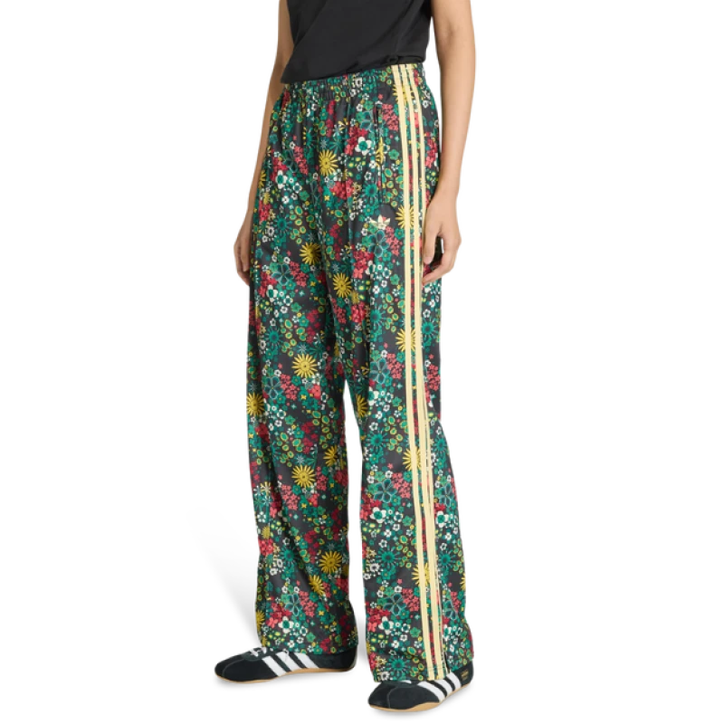 Image of Adidas Firebird|Liberty London Women Pants - Black - Size XS - Poly Mesh