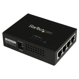 Image of StarTech 4 port Gigabit Midspan Poe Injector 802.3 Ataf