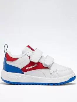 Image of Reebok Weebok Clasp Low Shoes, White/Red, Size 6 Younger, Women