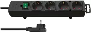 Image of Brennenstuhl 1153100100 power extension 2m 4 AC outlet(s) Indoor...