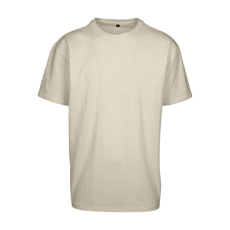 Image of Build Your Brand Mens Basic Light Loose T-Shirt in Off-White Size: 2XL Off-White Male 2XL