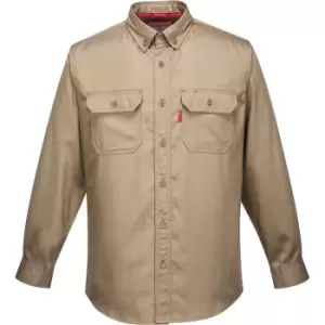 Image of Portwest FR89 Bizflame Shirt 88/12 Khaki 2XL