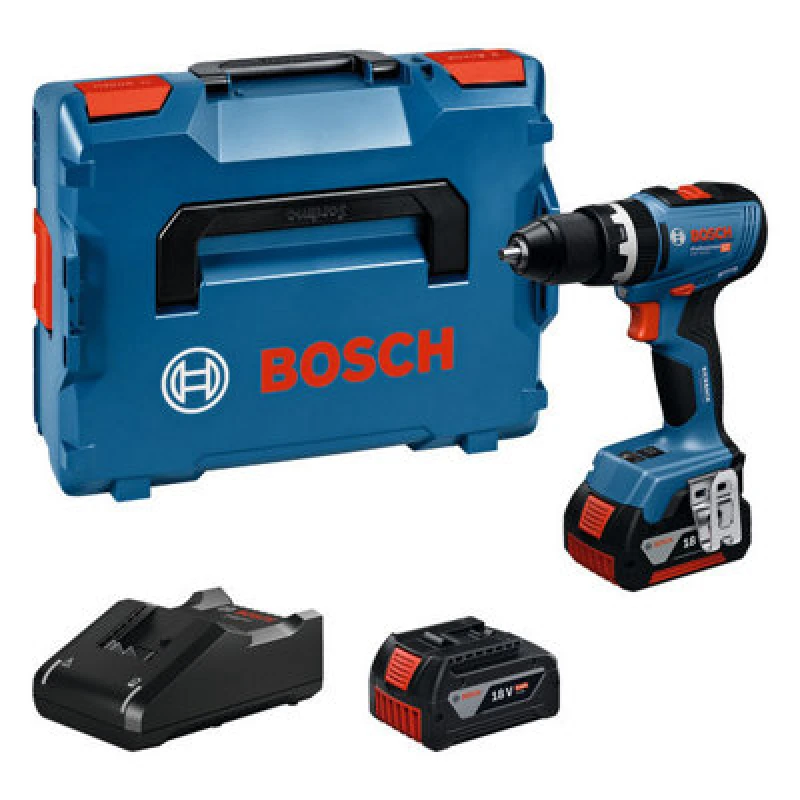 Image of Bosch GSB 18V-65 18v Cordless Brushless Combi Drill 06019N3373 Batteries: 2 x 5ah Li-ion