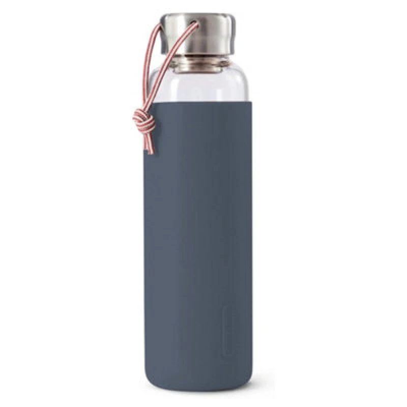 Image of Black + Blum Black+Blum Glass Water Bottle 600Ml - Slate