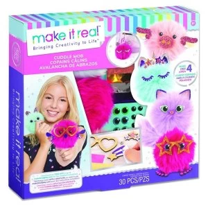 image of Make It Real - CuddleMob Pom Pom Characters Making Kit