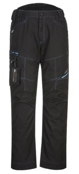 image of Portwest WX3 Service Trousers with ID Holder T711BKR33 Colour: Black