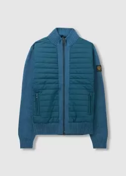 Belstaff Mens Kingston Full Zip In Legion Blue