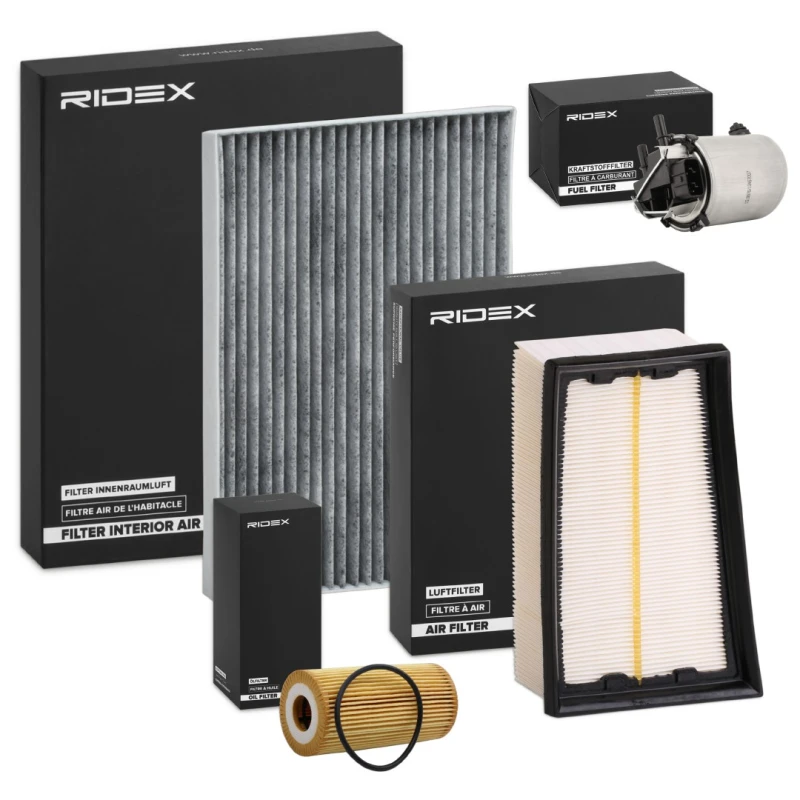 Image of RIDEX 4055F29083 Filter Set with gasket/seal Filter Set (4055)