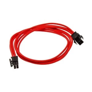 Image of Phanteks 4-Pin Cable Extension 50cm - Sleeved Red